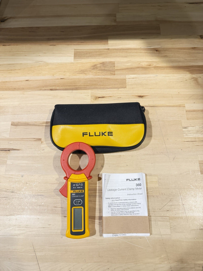 FLUKE 360 AC LEAKAGE CURRENT CLAMP METER TESTED RARE
