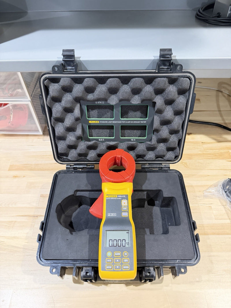 FLUKE 1630-2 FC EARTH GROUND CLAMP METER TESTED