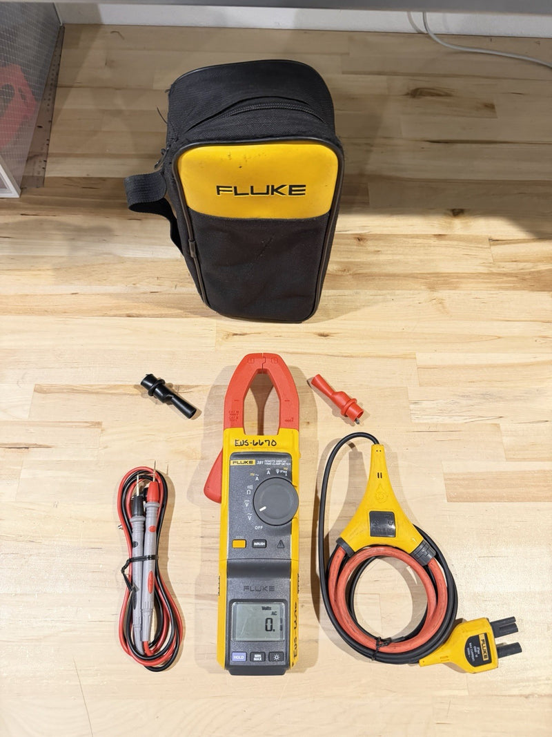 FLUKE 381 REMOTE DISPLAY TRUE RMS AC/DC CLAMP METER WITH IFLEX
