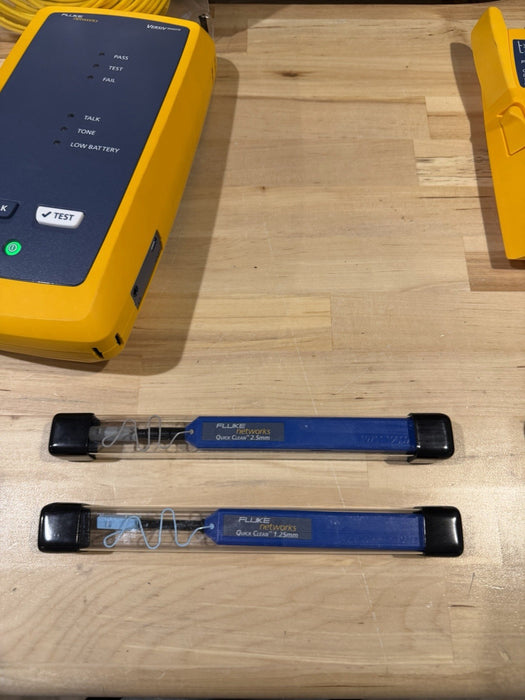 FLUKE NETWORKS CFP-SM CERTIFIBER PRO MODULE SET & DSX VERSIV MAINFRAME & REMOTE