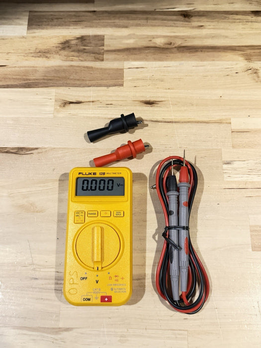 FLUKE 12B MULTIMETER W/ LEADS & CLIPS (TESTED) SHIPS FAST