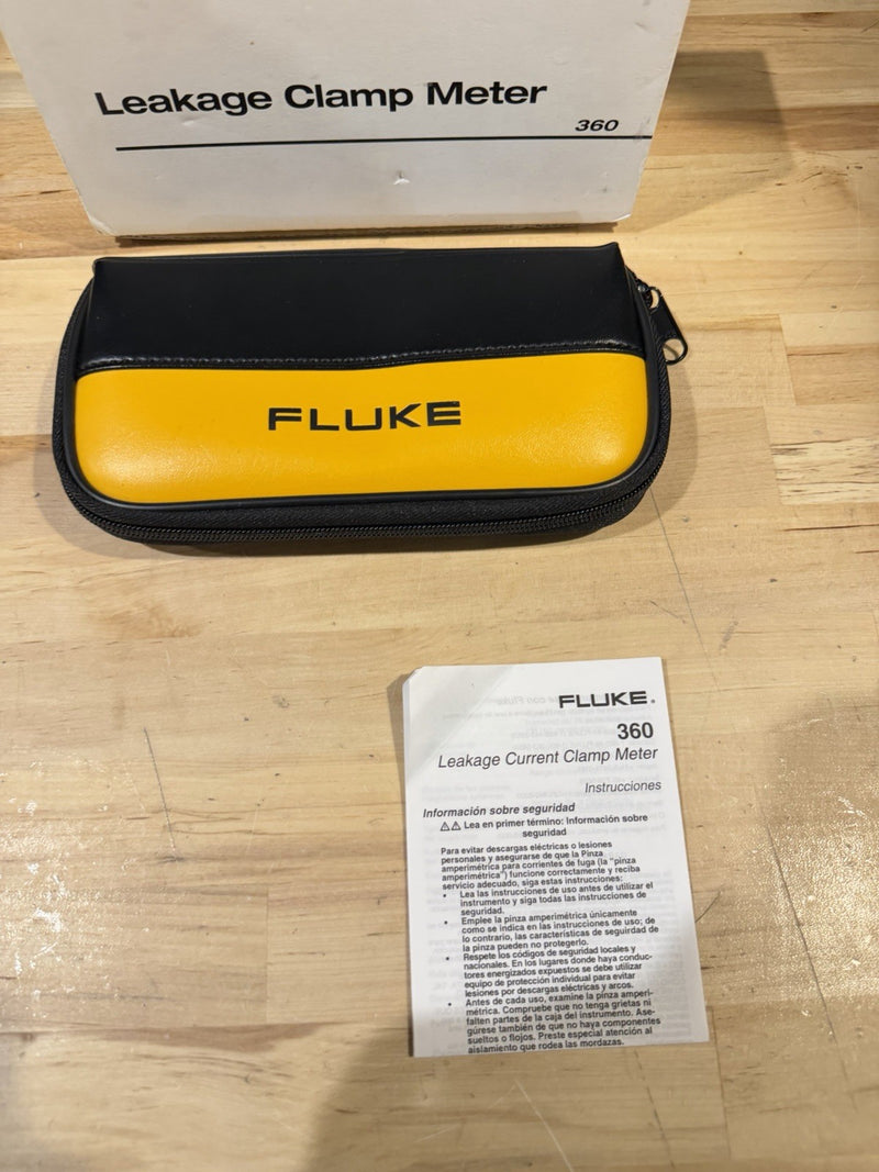 FLUKE 360 AC LEAKAGE CURRENT CLAMP METER TESTED RARE