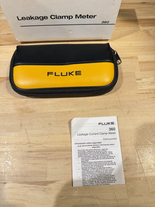 FLUKE 360 AC LEAKAGE CURRENT CLAMP METER TESTED RARE
