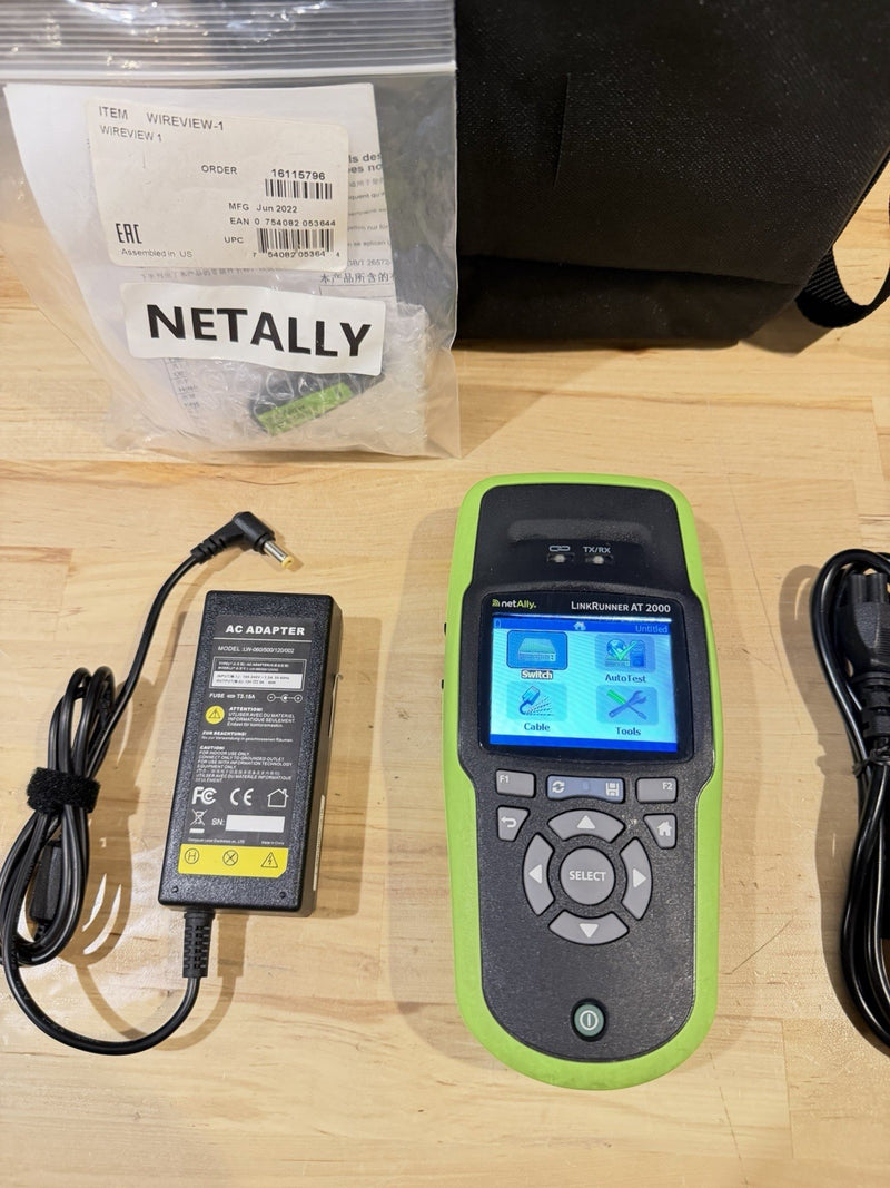 NETALLY LINKRUNNER AT 2000 NETWORK TESTER (LRAT-2000) TESTED