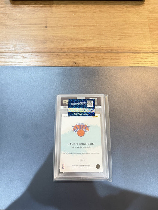 2022 COURT KINGS JALEN BRUNSON IMPRESSIONIST INK-RUBY #11JBK PSA 10 GEM MINT49