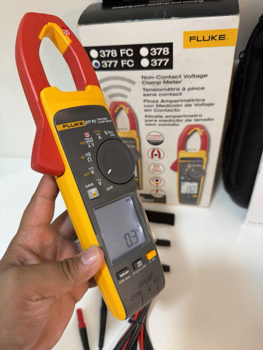 FLUKE 377 FC NON-CONTACT VOLTAGE CLAMP METER (NEW FACTORY SEALED) SHIPS FAST