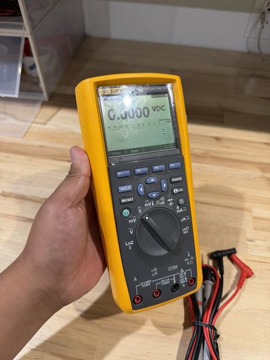 FLUKE 289 TRUE RMS ELECTRONIC LOGGING DIGITAL MULTIMETER WITH LEADS & CLIPS #3