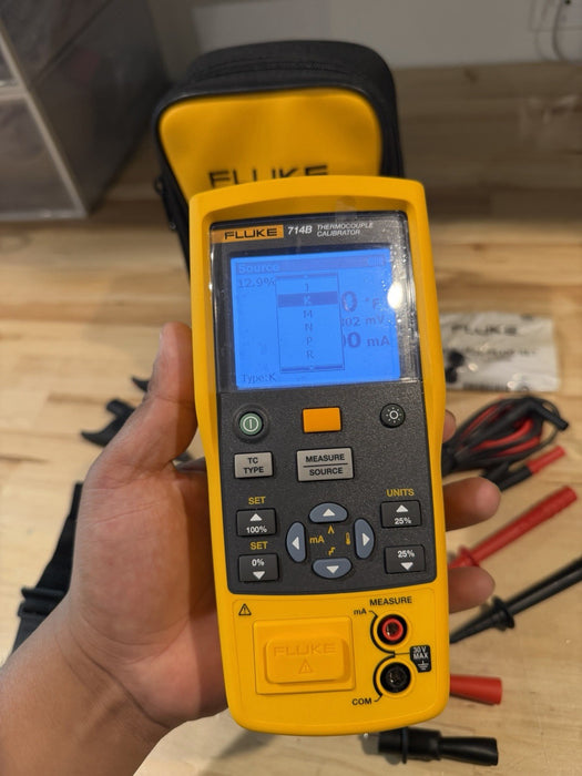 FLUKE 714B THERMOCOUPLE CALIBRATOR (NEW FACTORY SEALED) MFD-2024 (CAL-2024) NEW