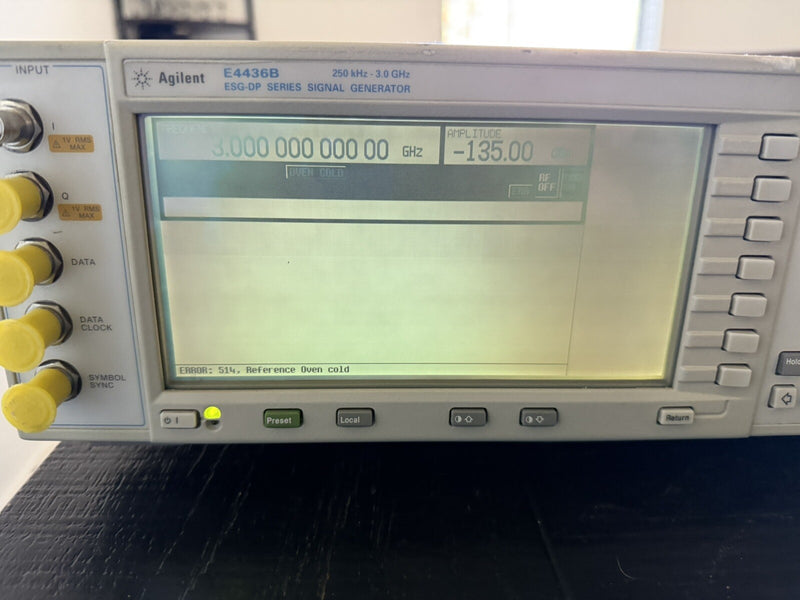 AGILENT E4436B SIGNAL GENERATOR 250 KHZ - 3.0 GHZ