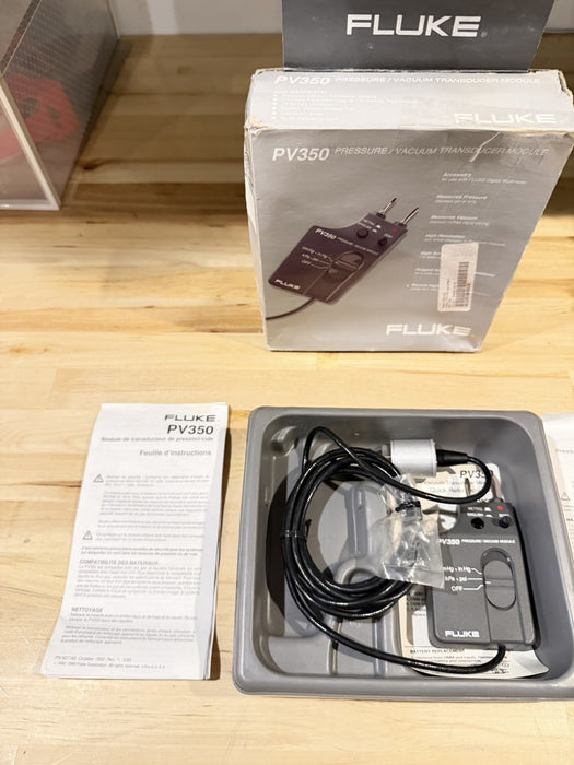 FLUKE PV350 PRESSURE VACUMM TRANSDUCER MODULE TESTED