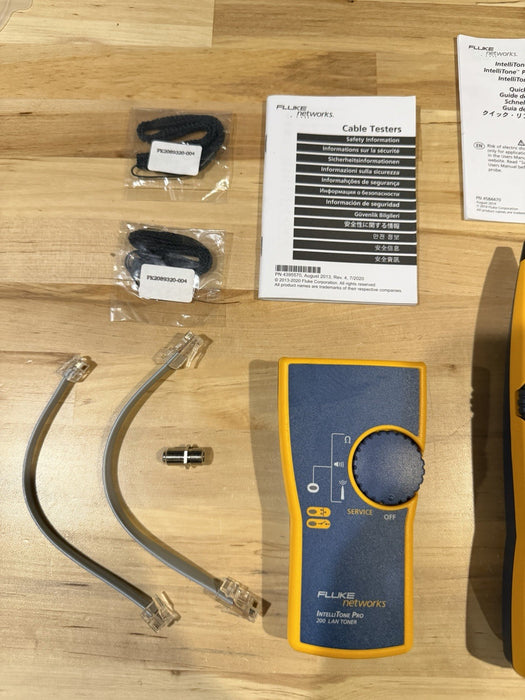 FLUKE NETWORKS INTELLITONE PRO 200 LAN TONER & PROBE Kit MT-8200-60-KIT