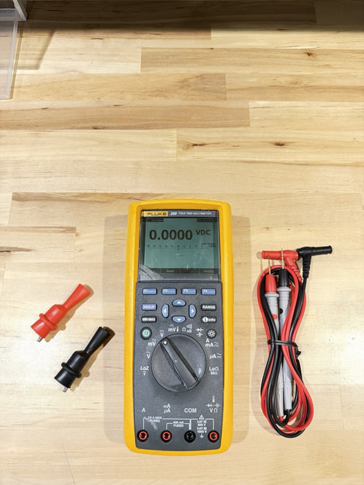 FLUKE 289 TRUE RMS ELECTRONIC LOGGING DIGITAL MULTIMETER W/ LEADS & CLIPS #1