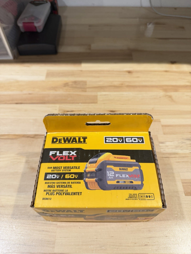 DEWALT FLEXVOLT DCB612 20V/60V MAX 12.0AH LITHIUM BATTERY MFD 2025