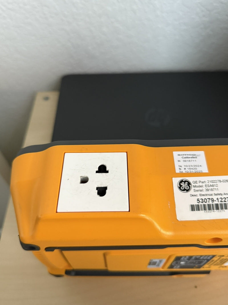 FLUKE BIOMEDICAL ESA612 230V EU ELECTRICAL SAFETY ANALIZER CALIBRATED 2025