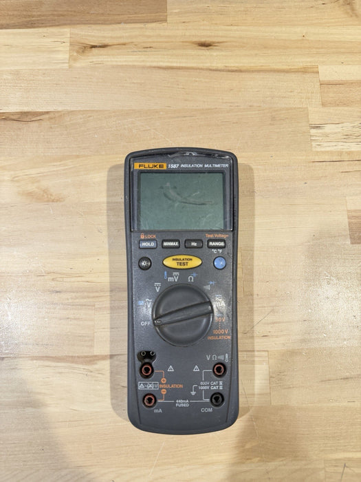 FLUKE 1587 INSULATION TESTER (PARTS ONLY) DOESN’T WORK