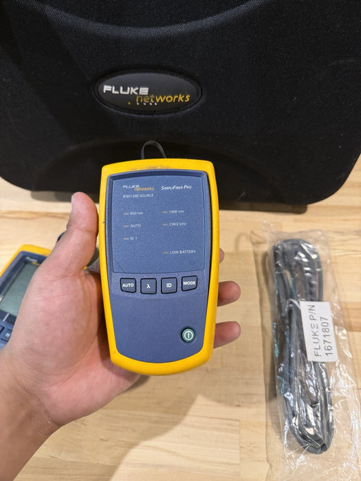 FLUKE NETWORKS FTK-1000 SIMPLIFIBER PRO FIBER OPTIC TEST KIT - FREE SHIPPING
